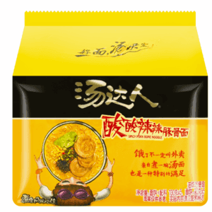 统一汤达人 酸辣豚骨130g x 5 Unif Tangdaren Spicy & Sour Pork Bone Noodle 130g x 5