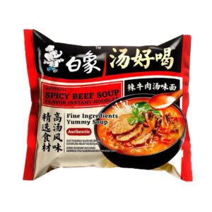 Bai Xiang Spicy Beef Soup Flavour  白象辣牛肉汤面单包
