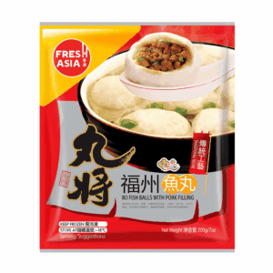 Wj Fish Balls With Pork Filling 200g 香源丸将福州鱼丸200g