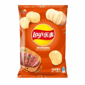 Lay's Potato Crisps Texas Grilled BBQ 70g 乐事薯片德克萨斯烧烤70g
