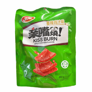 卫龙亲嘴烧-麦辣鸡汁260g WL Kiss Burn Gluten Snacks- Spicy Chicken 260g