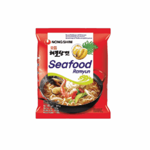 NONGSHIM SEAFOOD RAMYUN NOODLES 125g 农心海鲜拉面(单包装)125g