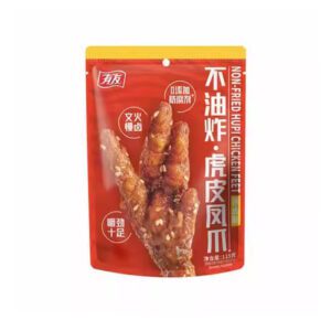 YY TIGER SKIN CHICKEN FEET SPICY FLAV 115G 有友不油炸虎皮凤爪(辣卤味)115g