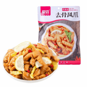 AC HOT SPICY BONE LESS CHICKEN FEET 88G 爱尝去骨凤爪(香辣味)88g