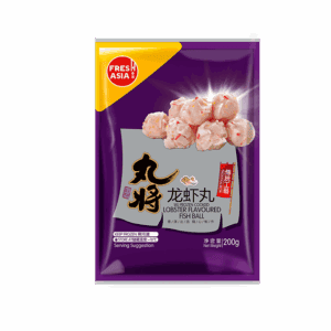 (Expire: 2026-09-25) WJ Lobster Flavoured Ball 200g 香源丸将龙虾丸200克