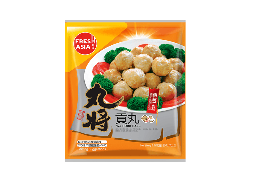 (Expire: 2026-09-27) Wj Pork Ball 200g 香源丸将贡丸200g