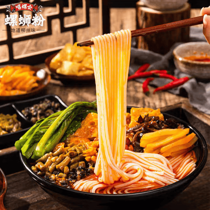 (Expire: 2026-10-26) XI LUO HUI-INSTANT VERMICELLI (SPICY FLAVOUR) 310G 嘻螺会麻辣味螺蛳粉310g - Image 2