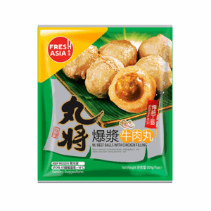 Wj Beef Balls With Chicken Filling 200g 香源丸将爆浆牛肉丸200g