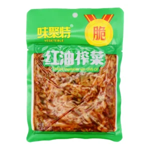Weijute Pickled Vegetables With Chilli Oil 138g 味聚特红油榨菜138克
