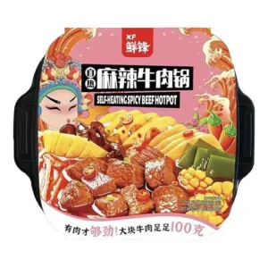 XF SELF-HEATING SPICY BEEF POT 480g 鲜锋麻辣牛肉自热火锅480g