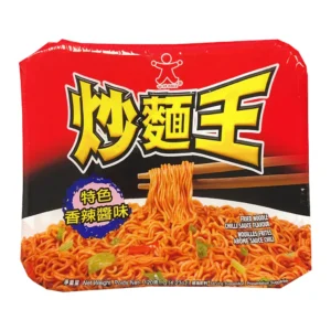 DOLL FRIED NOODLE CHILI SAUCE 120G 公仔炒面王香辣酱味(碗) 120g