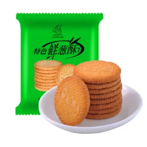 WNQ ONION FLAVOUR BISCUITS 528G 三牛万年青鲜葱酥饼干528g