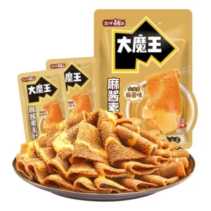 YJPZ - MOWON Konjac 206g 盐津铺子大魔王魔芋素毛肚(六必居麻酱味)206g (23小包)