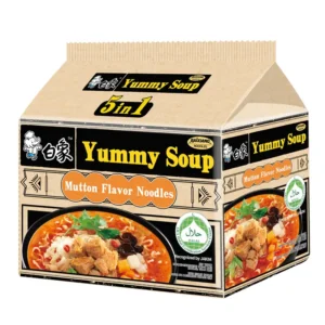 BX Noodle Mutton Soup 5 Packs 515g 白象汤好喝羊肉汤面(5连包)515g