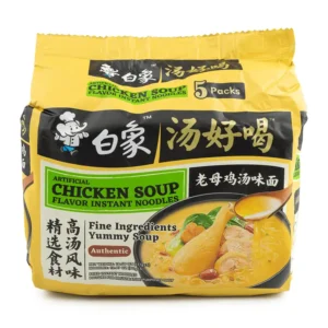 Bai Xiang Chicken Soup Instant Noodle (5pcs)555g 白象汤好喝-老母鸡汤味面(5pcs)555g