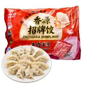 香源牛肉洋葱水饺400g FRESHASIA Beef & Onion Dumplings 400g