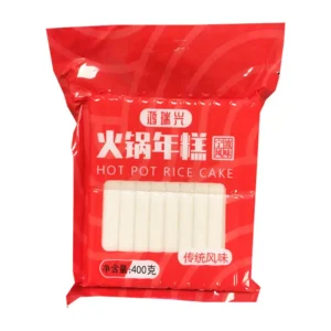 HRX HOT POT RICE CAKE 400g 鸿瑞兴火锅年糕400g