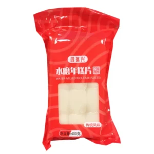 HRX WATER MILLED RICE AKE SLICE 400g 鸿瑞兴水磨年糕片400g
