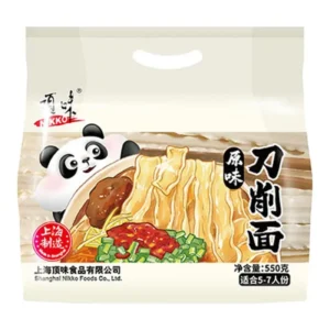 顶味原味刀削面550g NK Sliced Noodles-Original 550g