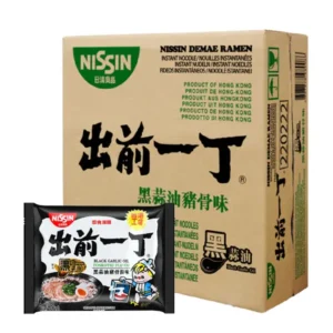 Nissin Demae Ramen Black Garlic Oil 100gx30 [整箱] 出前一丁黑蒜油猪骨汤味100gx30