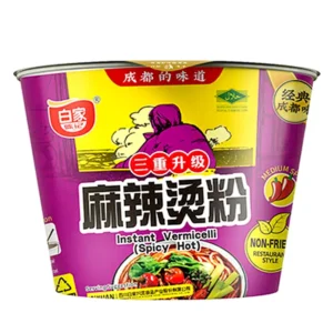 BAIJLA POTATO VERM POT HOT & SPICY 105G 白家红薯粉丝麻辣烫粉(桶装)105g