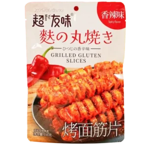 CYW GRILLED GLUTEN SLICES SPICY FLAV 100G 超友味烤面筋片(香辣味)100g