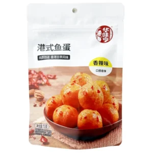 华味亨港式鱼蛋香辣味73g HWH FISH BALL BEANCURD SPICY 73g