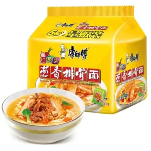 Instant Noodle (Braised Pork Rib Flavour) 103gx5 康师傅葱香排骨面 103g [五连包]