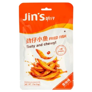 JZ FRIED FISH HOT AND SPICY FLAV 50G 劲仔深海小鱼麻辣味50g