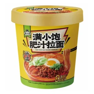 MXB Fatty Sauce Ramen instant Cup Noodle 112.6g 满小饱肥汁拉面桶装112.6g