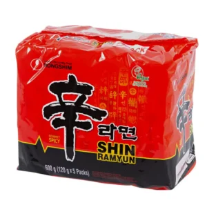 NONG SHIM-SHIN RAMYUN MULTI PACK 120gx5 农心辛拉面五连包120gx5