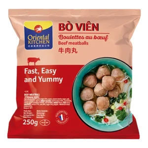 Ok Beef Meatballs Without Sauce 250g 万兴牛肉丸250克