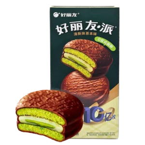 Orion-Choco Pie 6pcs (Green Tea Flavour)216g 好丽友巧克力派6枚 (抹茶味) 216g