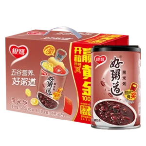 PORRIDGE(BLACK RICE) 280gx12  银鹭好粥道黑米粥 280gx12整箱