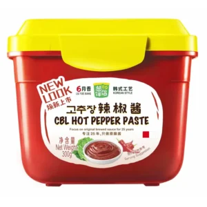 六月香辣椒酱(盒装)300g	CBL Hot Pepper Paste (Tub) 300g