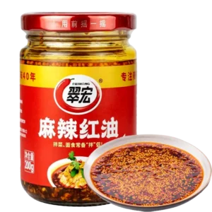 CUI HONG-SPICY CHILLI IN OIL 200G 翠宏麻辣红油200g