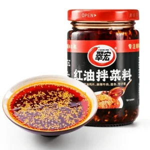 CUIHONG CHILI DIPPING OIL 200G 翠宏红油拌菜料200g