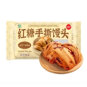 FRESHASIA Brown Sugar Bun 390g 香源红糖手撕馒头390g