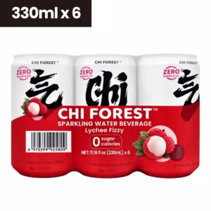 GKF Sparkling Water -Lychee (6Can)330mlx6 元气森林气泡水-荔枝(6罐装)330mlx6