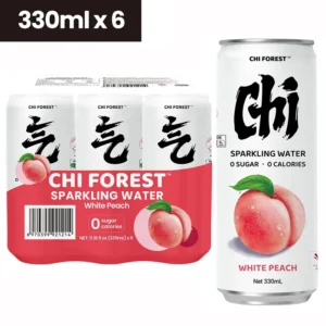GKF Sparkling Water - Peach (6Can)330mlx6 元气森林气泡水-白桃(6罐装)330mlx6