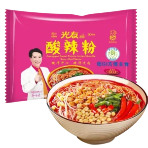 GUANGYOU SWEET POTATO INSTANT VERMICELLI HOT SOUR FLV 105g 光友酸辣粉105g