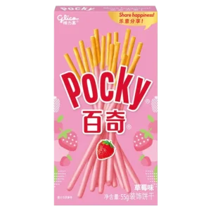 Glico Pocky Biscuits (Strawberry Flavour)55g 格力高百奇草莓味55g
