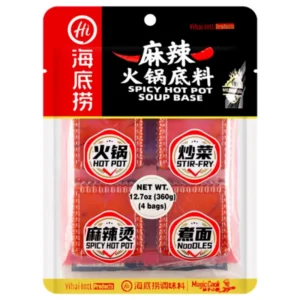 HDL HOT POT SEASONING SPICY 360g 海底捞麻辣火锅底料(4块装)360g