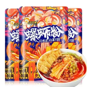 HHL Snail Rice Noodles Extra Spicy 375gx3 好欢螺螺蛳粉加辣版三包装375gx3