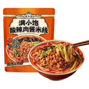 满小饱酸辣肉酱米线273g MXB Spicy and Sour Meat Sauce Rice Noodles 273g