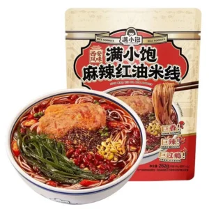 MXB Xi an Spicy Oil Rice Noodles 262g 满小饱西安风味麻辣红油米线262g