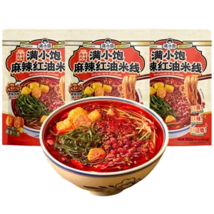 MXB Xi an Spicy Oil Rice Noodles 262gx3 满小饱西安风味麻辣红油米线262gx3