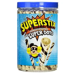SUPERSTIX CHOCO FLAVOUR 330G SUPERSTIX巧克力味蛋卷330g