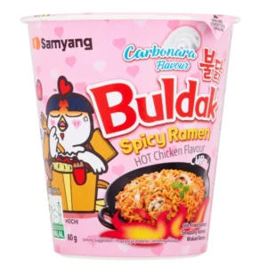 SY Instant Noodle – Buldak Hot  Flavour Ramen Cheese(Bowl)80g 三养火鸡面(奶油味)碗面80g