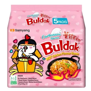 SY Instant Noodle – Hot Chicken Carbonara Ramen(Bag)130gx5 三养奶油火鸡面(奶油味)五连包130gx5